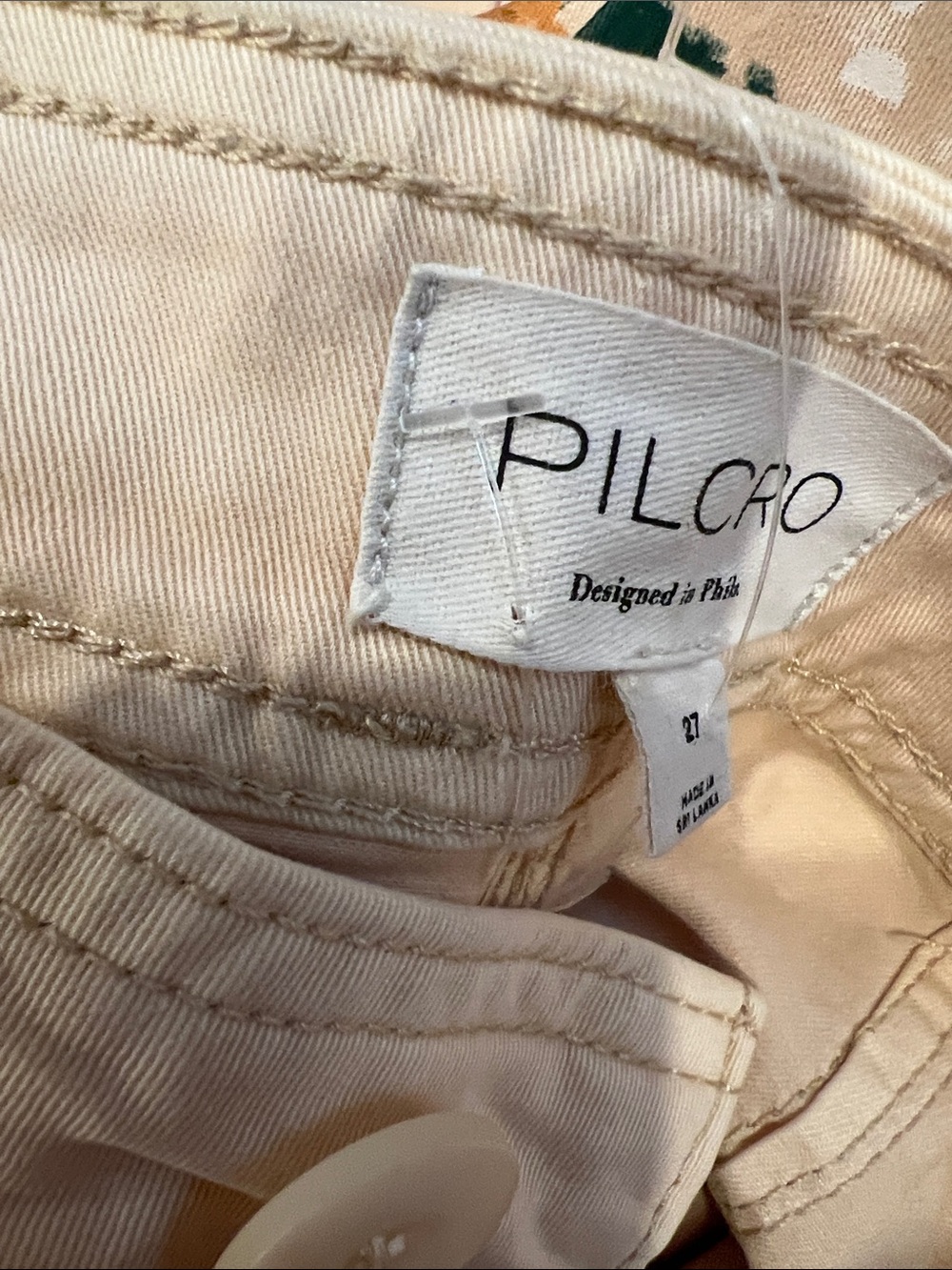 98S. NWT Anthropologie Simona Palazzo Pants Paint Craft Neutral $158 - Picture 6 of 7